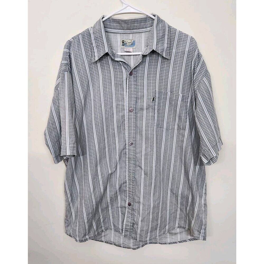 BC Ethic Lounge Short Sleeve Button Down Pocket Shirt Men's XL Made In USA* 1310
